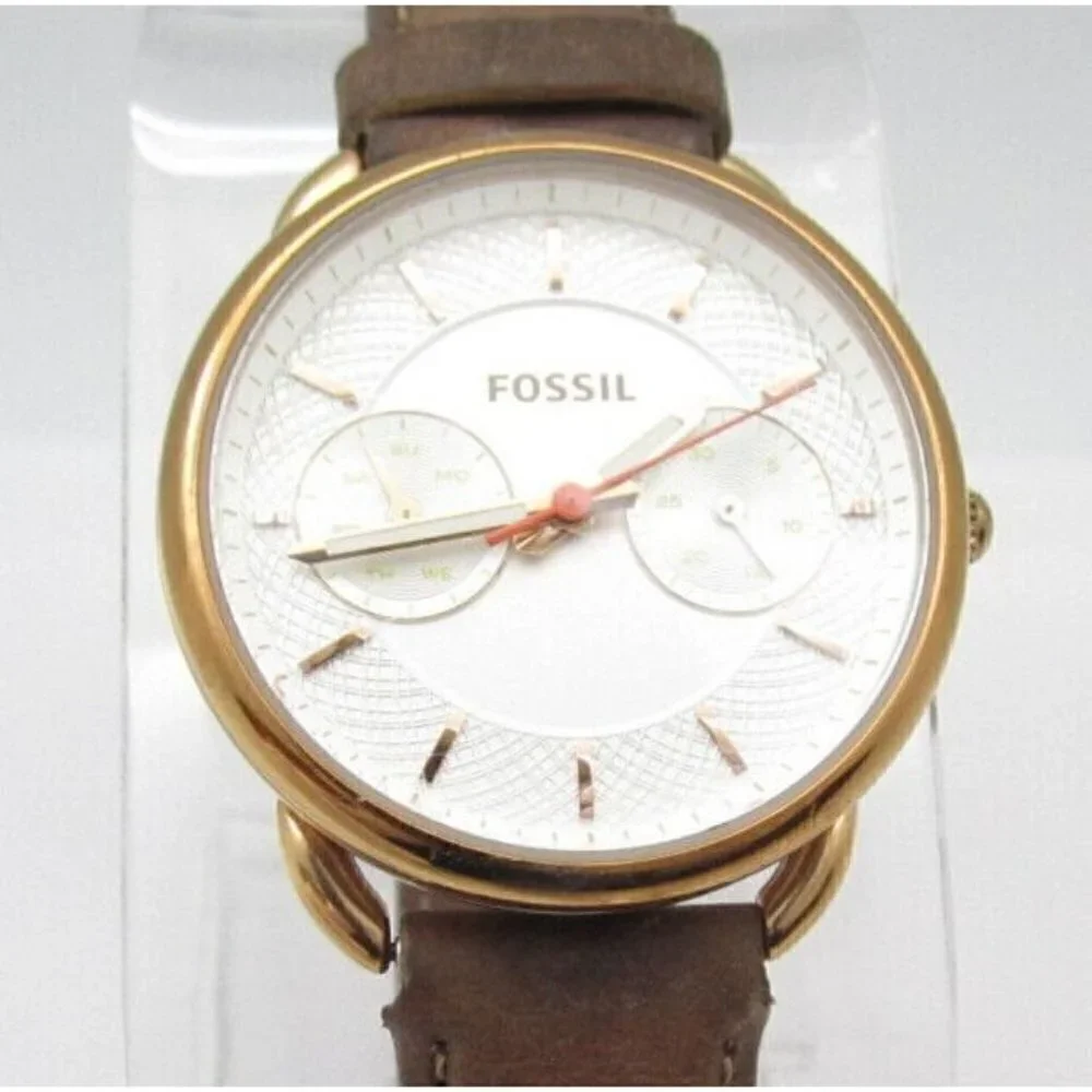 Women Fossil Quartz WR Analog 36mm Dial Causal Round Watch (G433) ES4007